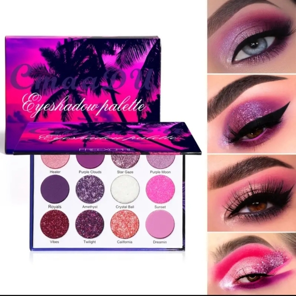 Gorgeous 12 Color Glitter Mermaid Shiny Eyeshadow Palette! Vibrant… - Picture 11 of 11